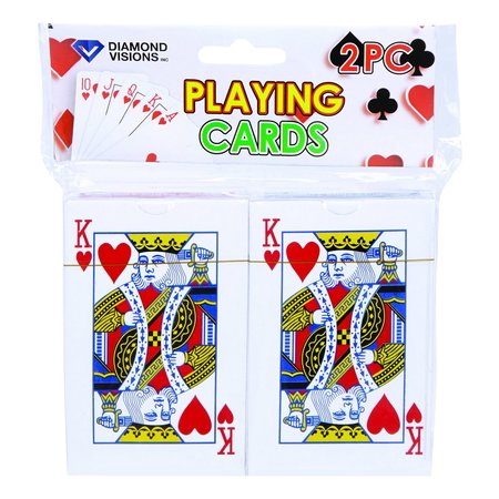 DIAMOND VISIONS Playing Cards Plastic Assorted 11-1535